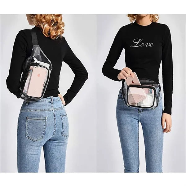 Clear Fanny Pack Stadium Approved Crossbody Bags for Women