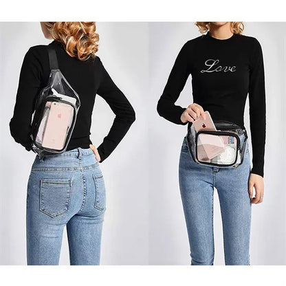 Clear Fanny Pack Stadium Approved Crossbody Bags for Women