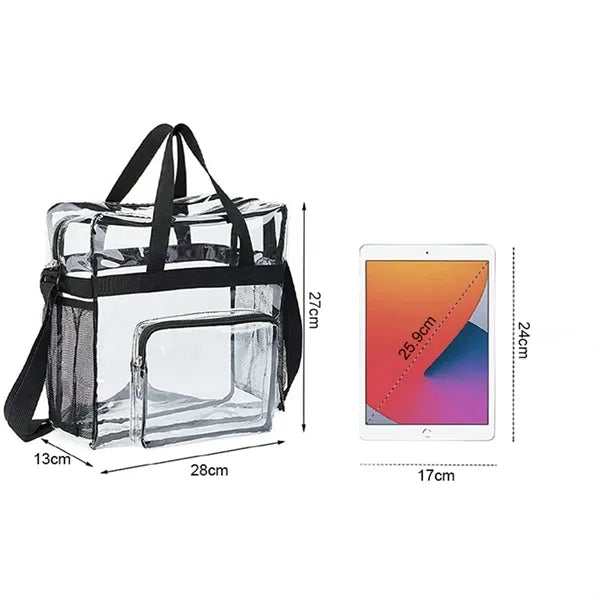 Clear Tote Bag with Strap for Statium Concert and Sports