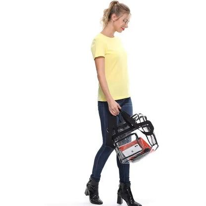 Clear Tote Bag with Strap for Statium Concert and Sports
