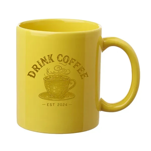 11 oz. Traditional Ceramic Custom Mugs