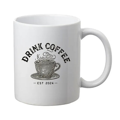 11 oz. Traditional Ceramic Custom Mugs