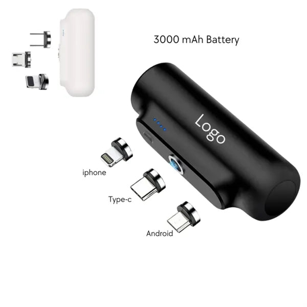 Portable 3-In-1 Phone Power Bank