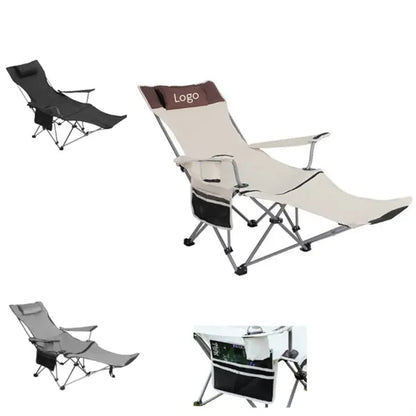 Folding Camping Chair With Footrest