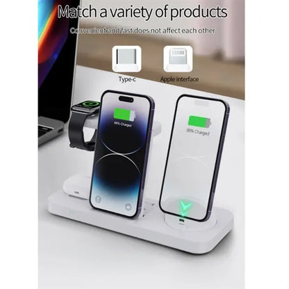 6-in-1 Foldable Wireless Charger