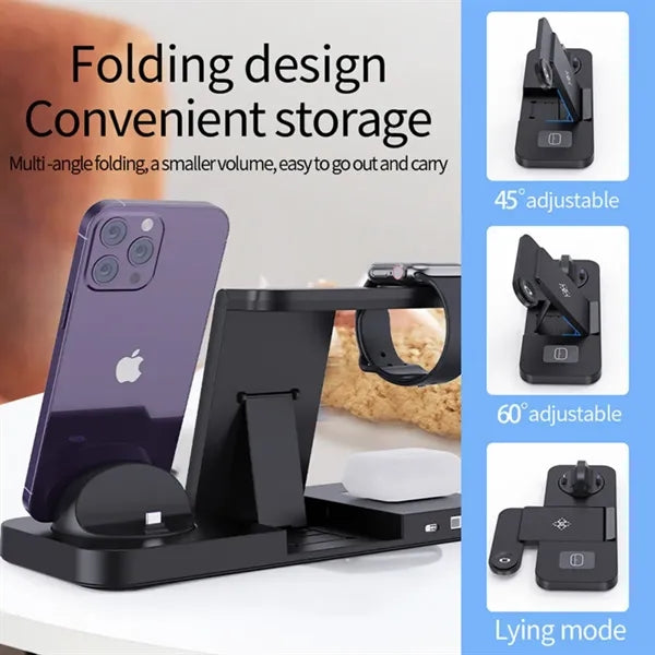 6-in-1 Foldable Wireless Charger
