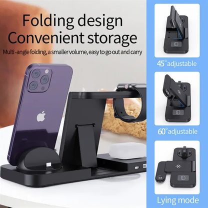 6-in-1 Foldable Wireless Charger