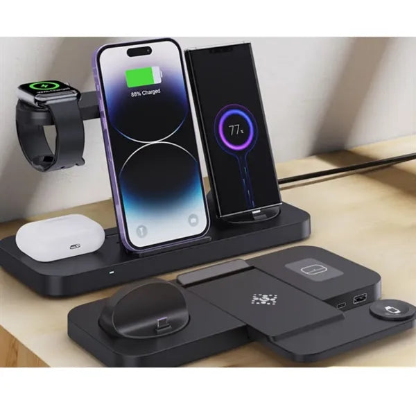 6-in-1 Foldable Wireless Charger