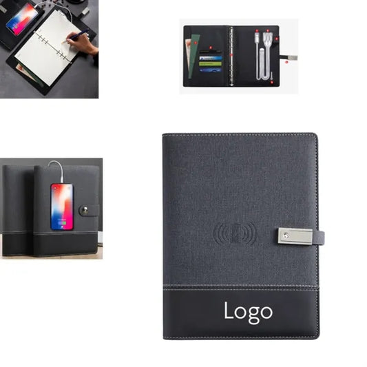 8000 mAh Wireless Charging Notebook Power Bank