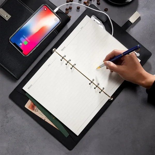 8000 mAh Wireless Charging Notebook Power Bank