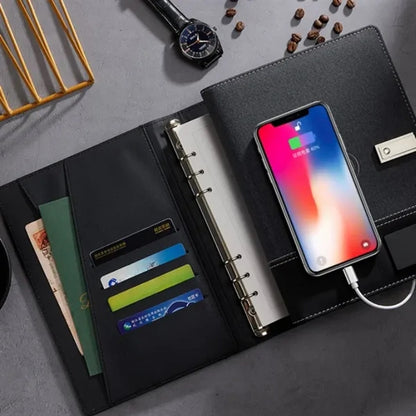 8000 mAh Wireless Charging Notebook Power Bank
