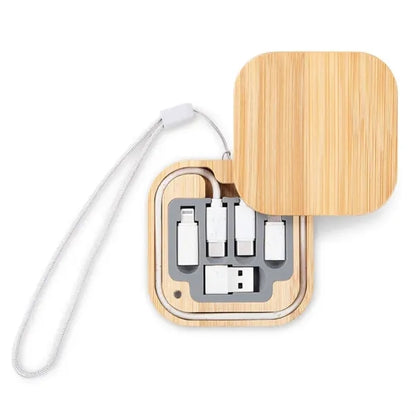 Eco Bamboo Round 60W Fast Charging Cable