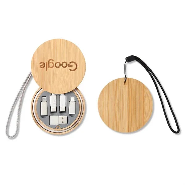 Eco Bamboo Round 60W Fast Charging Cable