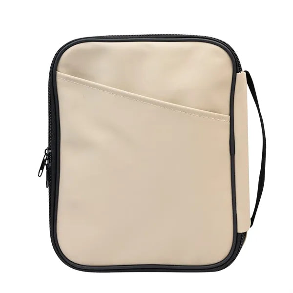 Hudson rPET Leatherette Tech Organizer