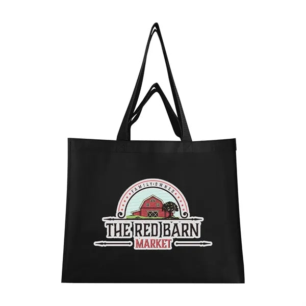 Matte Laminated Recycled Non-Woven Dual Handle Shopper To...