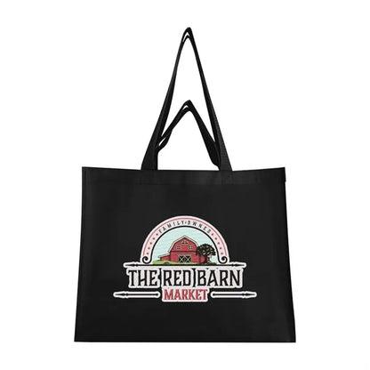 Matte Laminated Recycled Non-Woven Dual Handle Shopper To...