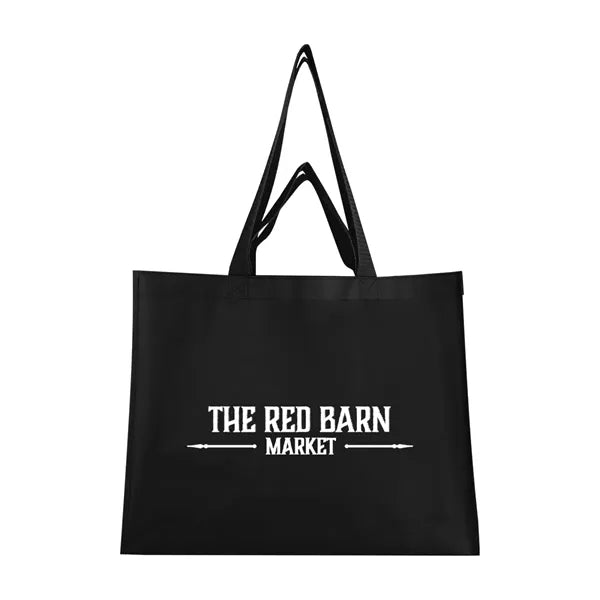 Matte Laminated Recycled Non-Woven Dual Handle Shopper To...