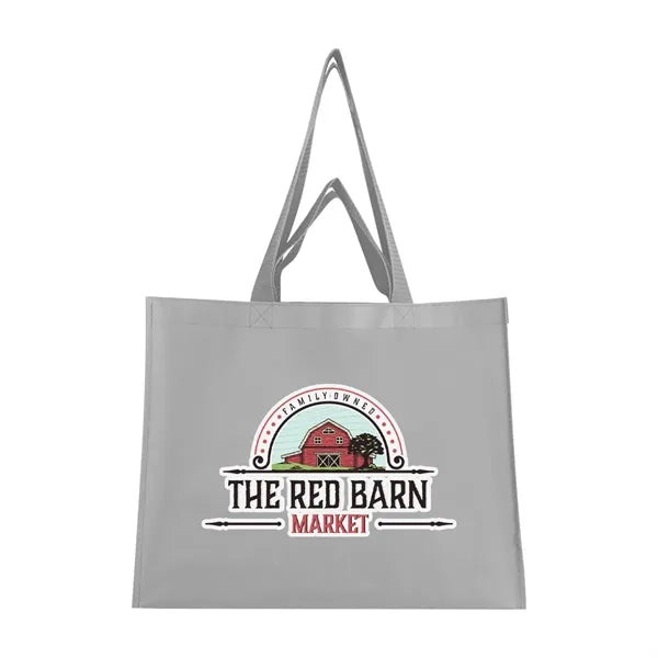 Matte Laminated Recycled Non-Woven Dual Handle Shopper To...