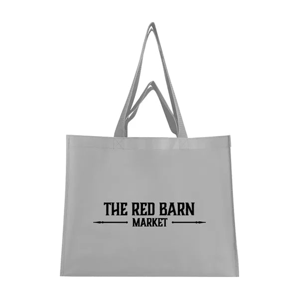 Matte Laminated Recycled Non-Woven Dual Handle Shopper To...