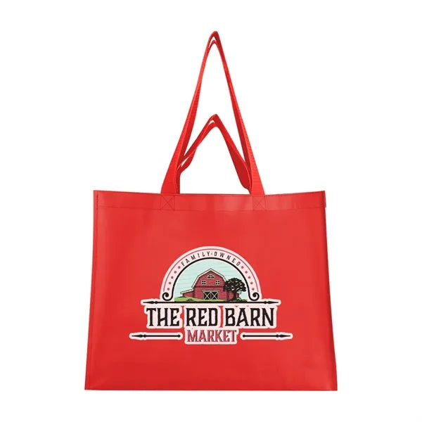 Matte Laminated Recycled Non-Woven Dual Handle Shopper To...