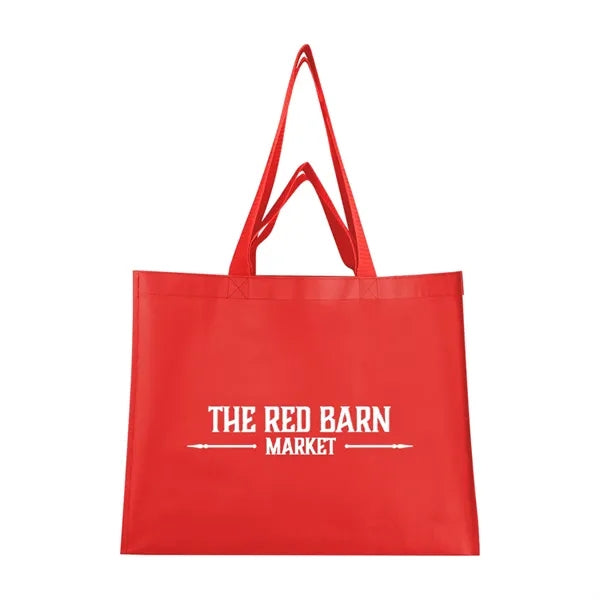 Matte Laminated Recycled Non-Woven Dual Handle Shopper To...