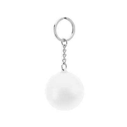 Round PU Stress Reliever Keychain