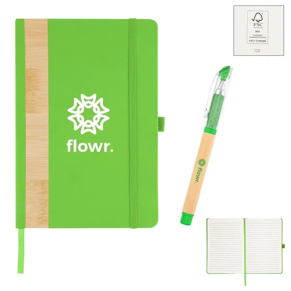 Verse Bamboo Journal With Pen