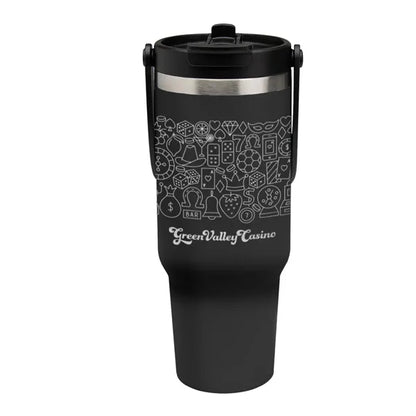 40 Oz. Full Laser Peak Intrepid Recycled Stainless Steel ...