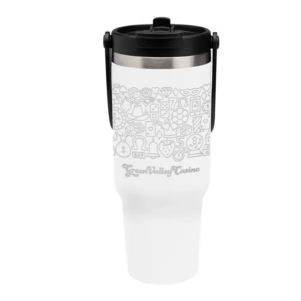 40 Oz. Full Laser Peak Intrepid Recycled Stainless Steel ...