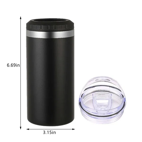 16 oz 2 in 1 Can Cooler Stainless Steel Insulated Tumbler