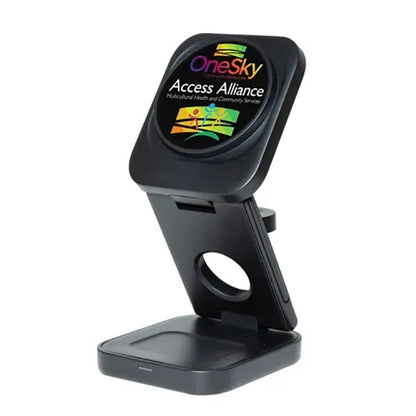 AMPSTATION 3-in-1 15W Wireless Charging Station