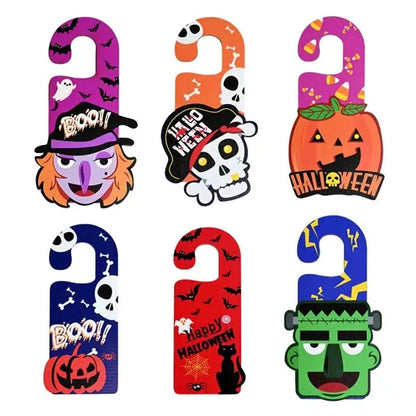 Halloween Door Hanging Tag