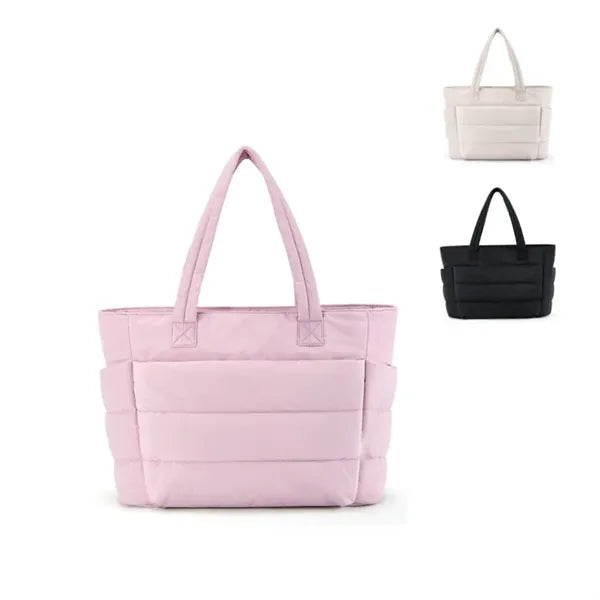 Lightweight Puffy Tote Bag