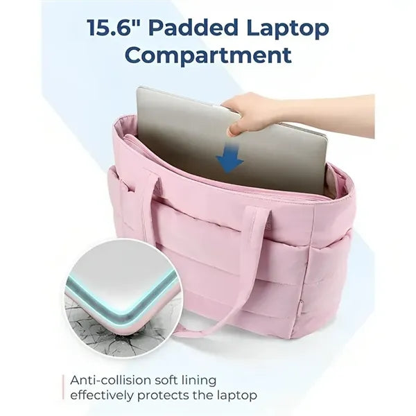 Lightweight Puffy Tote Bag