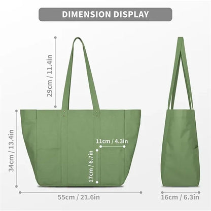 Large Canvas Tote Bag