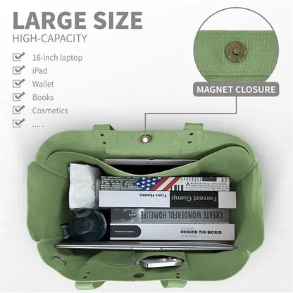 Large Canvas Tote Bag