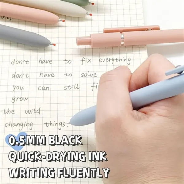 5 Pcs 0.5mm Black Ink Pens
