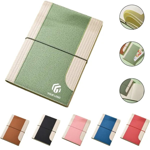 School office supplies gift eco-friendly PU leather notebook
