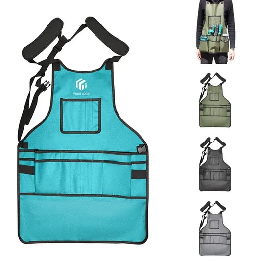 Adjustable straps kitchen work garden repair tool bag apron