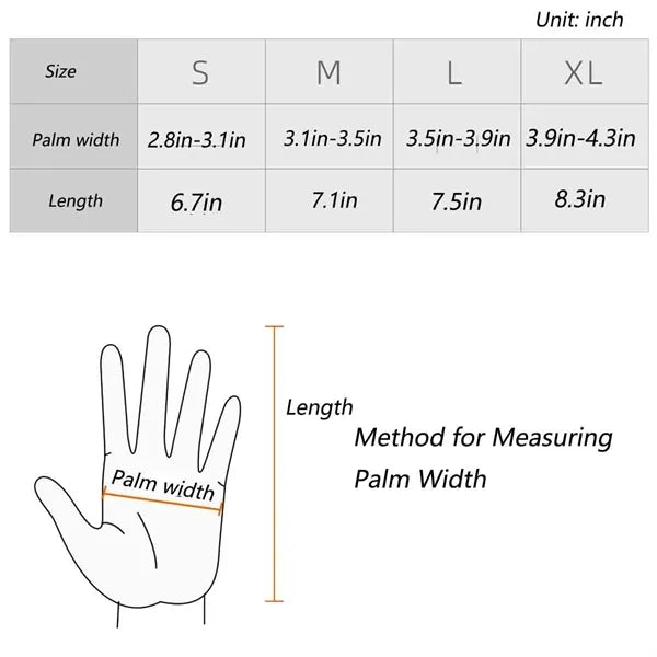 Winter Thickened Windproof Warm Gloves