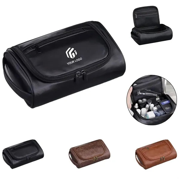 Portable unisex travel home waterproof toiletry cosmetic bag