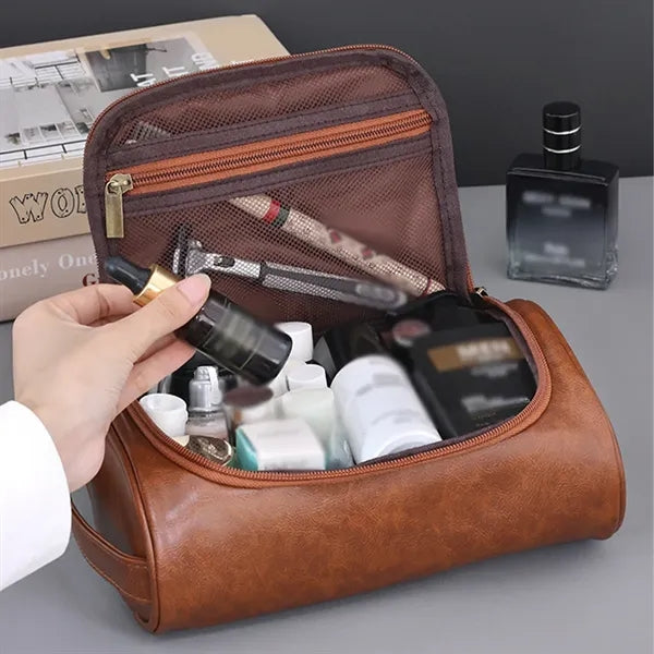 Portable unisex travel home waterproof toiletry cosmetic bag