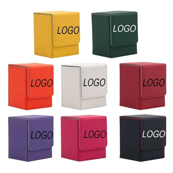 PU Leather Magnetic Sturdy Portable Card Storage Case