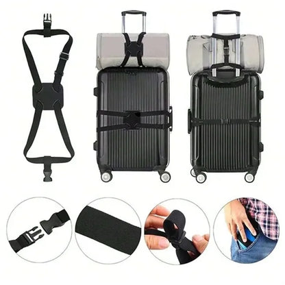 Adjustable travel essentials suitcases luggage bungee straps