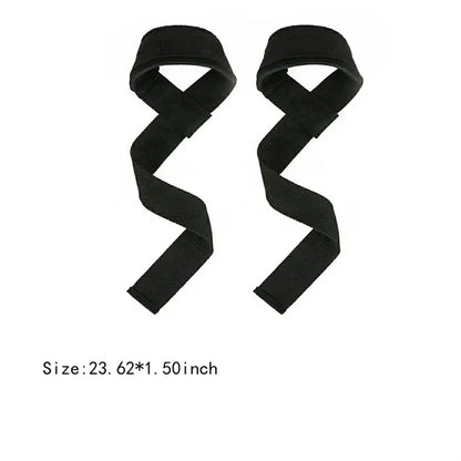 Gym workout resistance pull weightlifting straps grips band