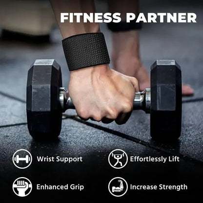 Gym workout resistance pull weightlifting straps grips band