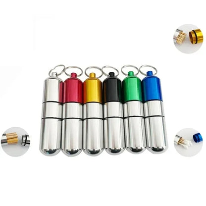 Portable Extended Alloy Pill Case