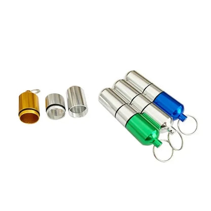 Portable Extended Alloy Pill Case