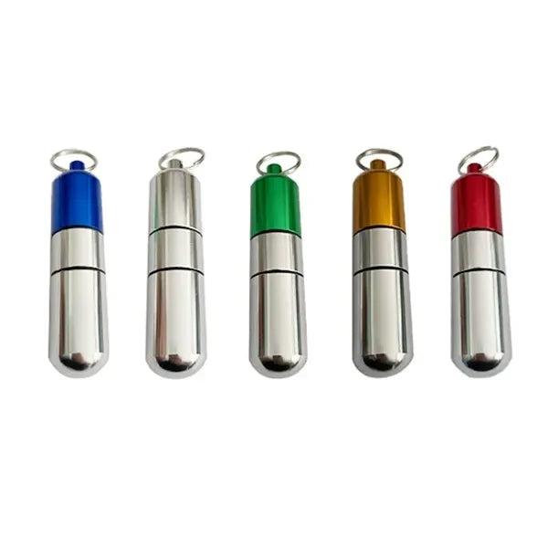 Portable Extended Alloy Pill Case