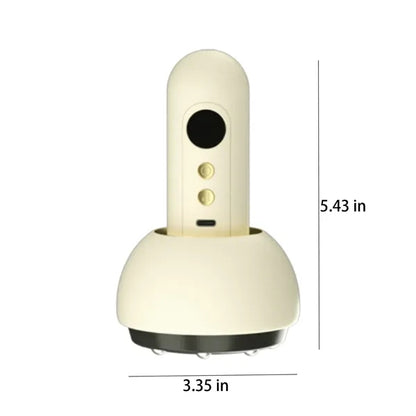 Wireless Electric Cupping Massager With Heating And Scraping